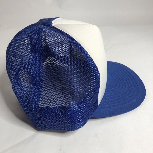 Vintage 90s Delo Mesh Trucker Hat Snapback Hat Baseball Cap - Picture 4 of 8